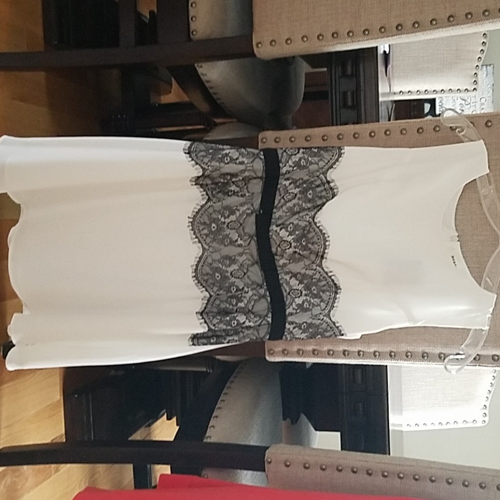 Monteau white and black dress